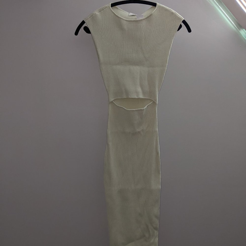 Wilfred cut out knit midi